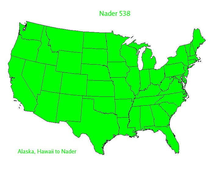 Electoral College Projection without the Kerry Factor